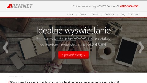 Projektowanie stron WWW - Remnet Wrocław