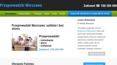 przeprowadzki Warszawa i okolice